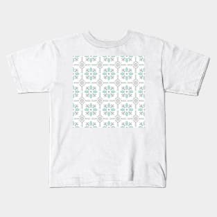 Seamless vintage background. Victorian ornament tile in vector. Kids T-Shirt